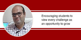 Encouraging students to view every challenge as an opportunity to grow